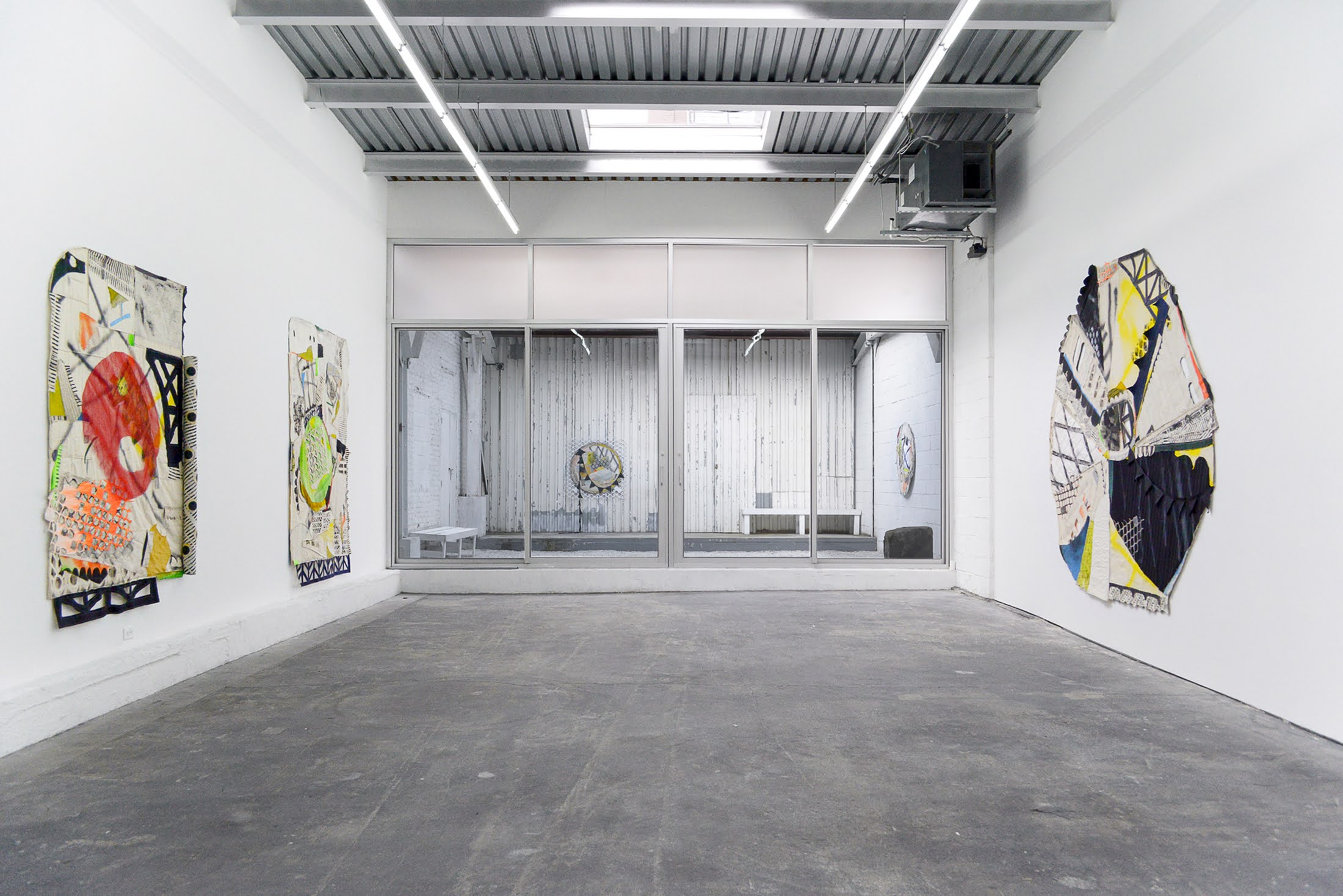 Installation view of Halfway Off